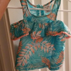 Cute Cold shoulder top for a baby girl